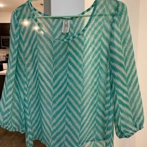 Sheer cute dressy top